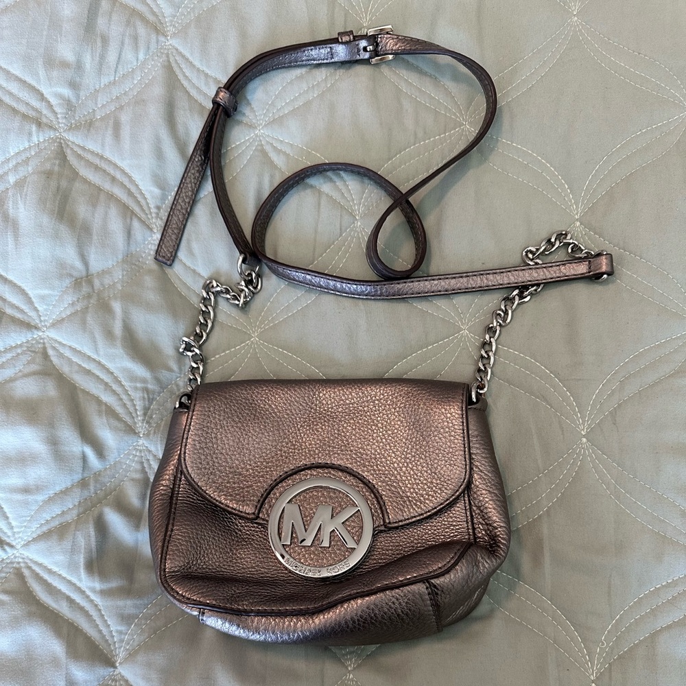 Michael Kors Metallic Small Shoulder Bag